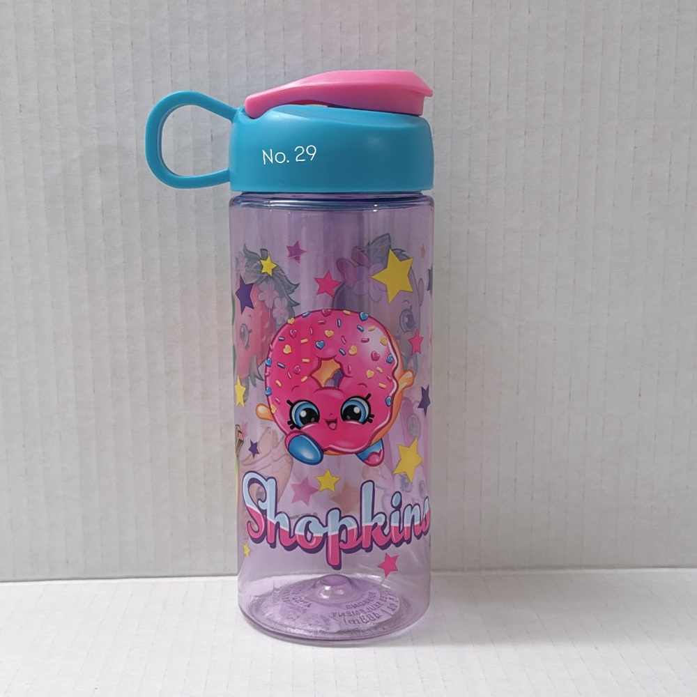 Shopkins Characters Water Bottle By Zak Deisgns BPA FREE- 16.5 oz